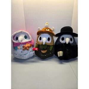 Squishable Plague Doctor Nurse Plush Stuffed‎ Animals Lot of 3 Squishables